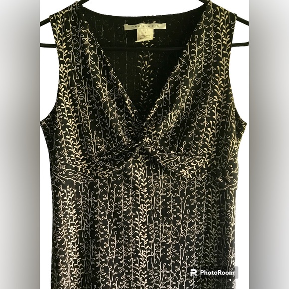 MAX STUDIO POLYESTER SLEEVELESS MIDI DRESS - Picture 2 of 4